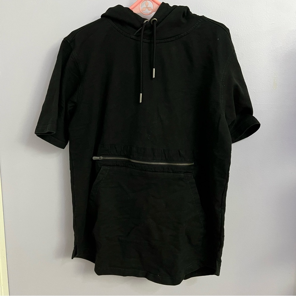 CSG Black Short Sleeve Hoodie